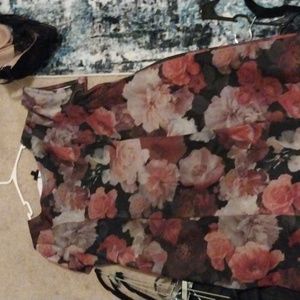 This is two pieces it's an a-line dress with a ballerina skirt that goes over